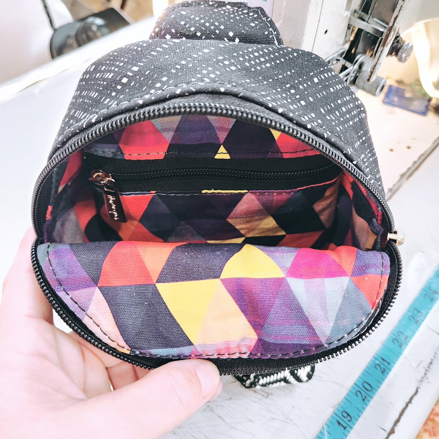 Mini backpack crossbody