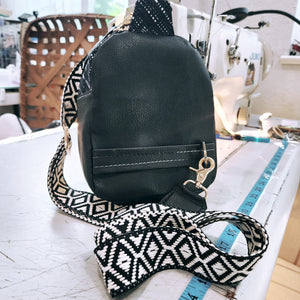 Mini backpack crossbody