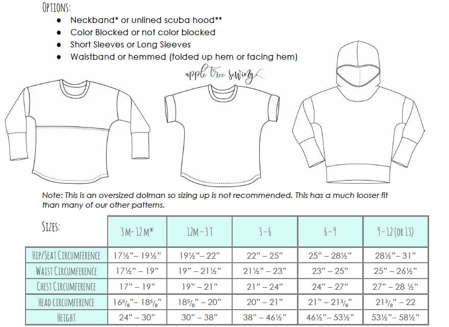 Denver Dolman (GWM)- choose your fabric