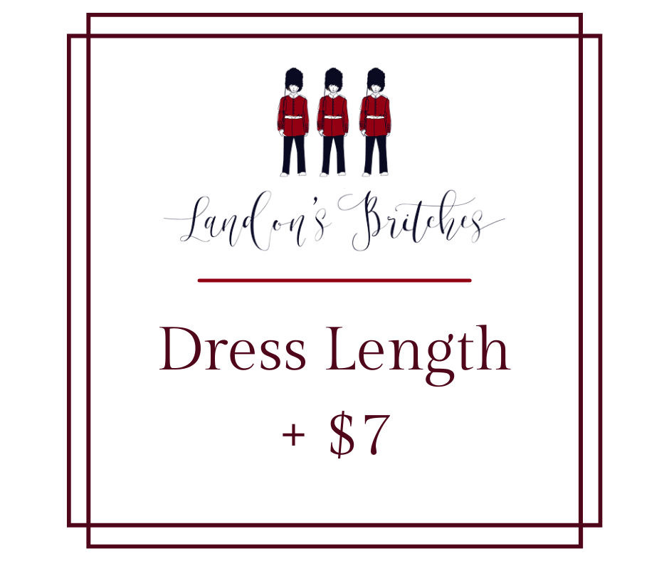 Dress Length Add-On (+ $7)