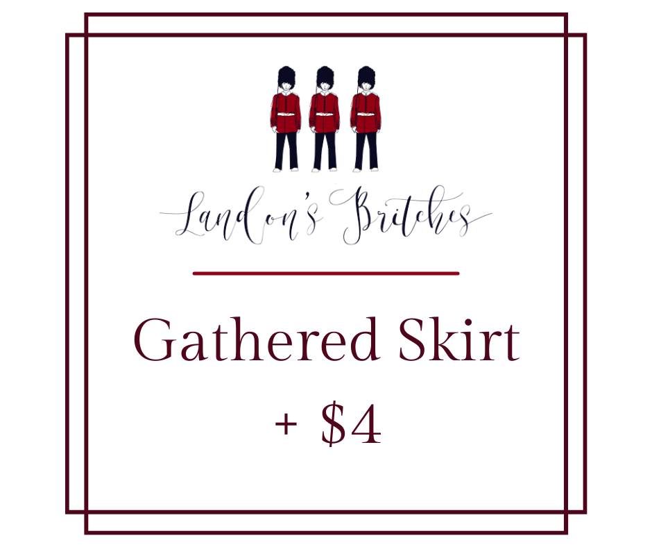 Gathered Skirt Add-On (+ $4)