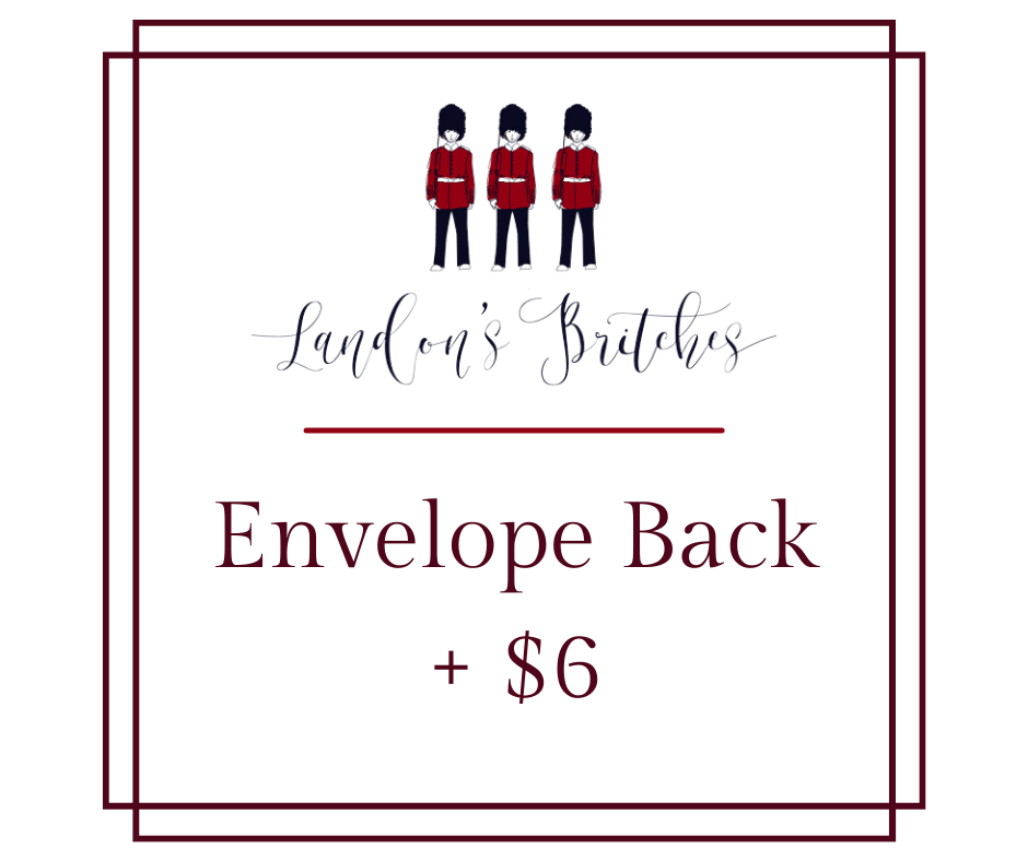 Envelope Back Add-On (+ $6)